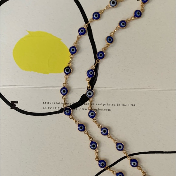 🧿 The M Jewelers Evil Eye Link Necklace - Picture 3 of 4